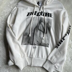 The Cure Faith Hoodie White Cream Size XS Brand New!